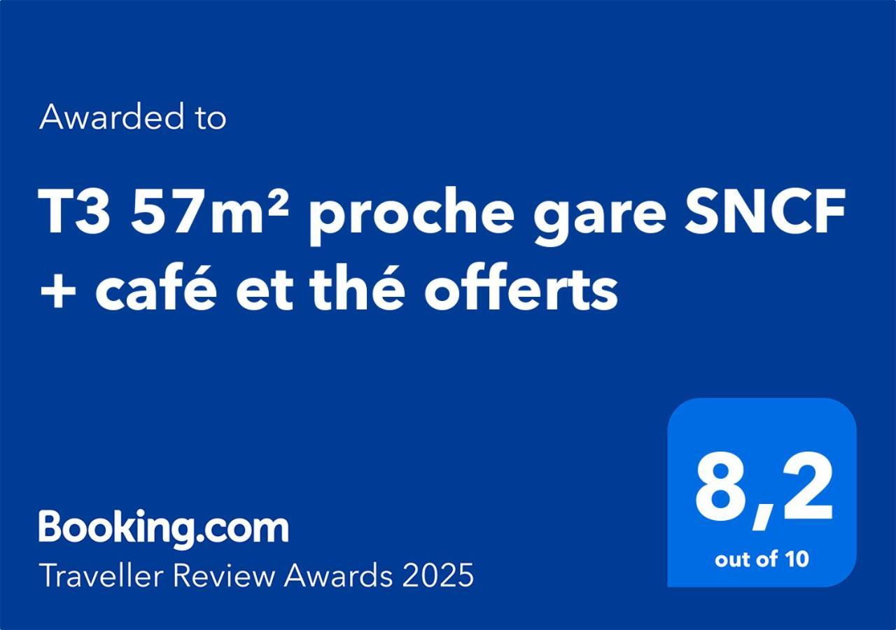 T3 57M2 Avec Balcon Proche Gare Sncf, Wifi Et Cafe Et The Offerts Apartman Orléans Kültér fotó
